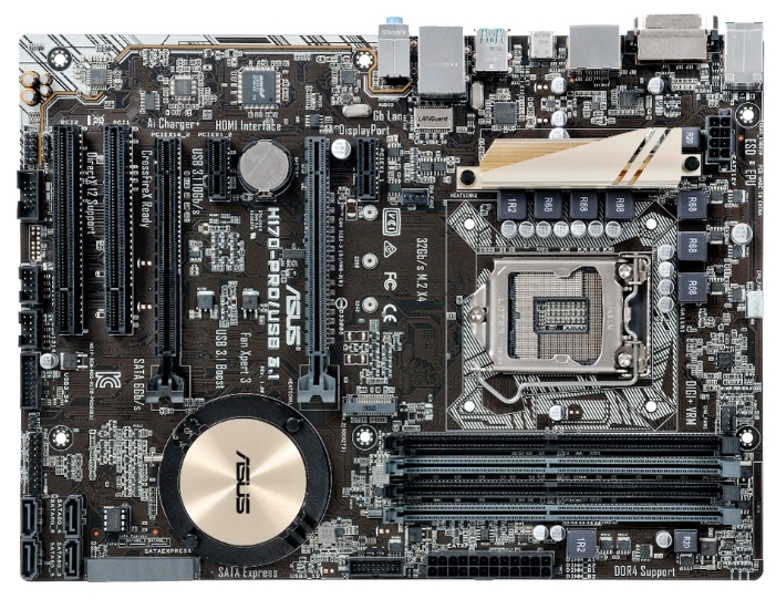 Motherboard specification ASUS H170-PRO/USB 3.1