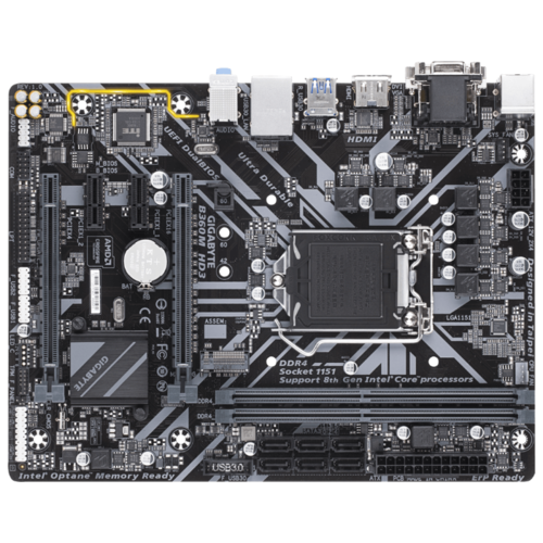 Exceed personality tower Motherboard specification GIGABYTE B360M HD3 (rev. 1.0)