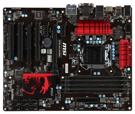 Motherboard specification MSI B75A-G43 GAMING