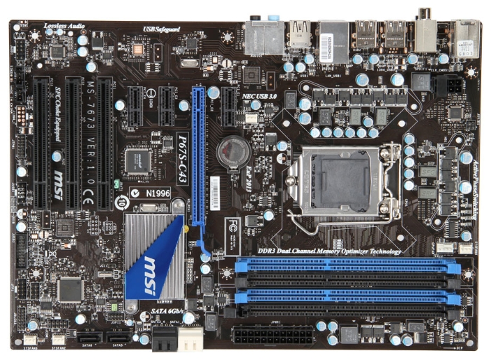 Motherboard specification MSI P67S-C43