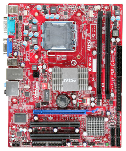 Msi g31tm p35 ms 7529 подключение передней панели